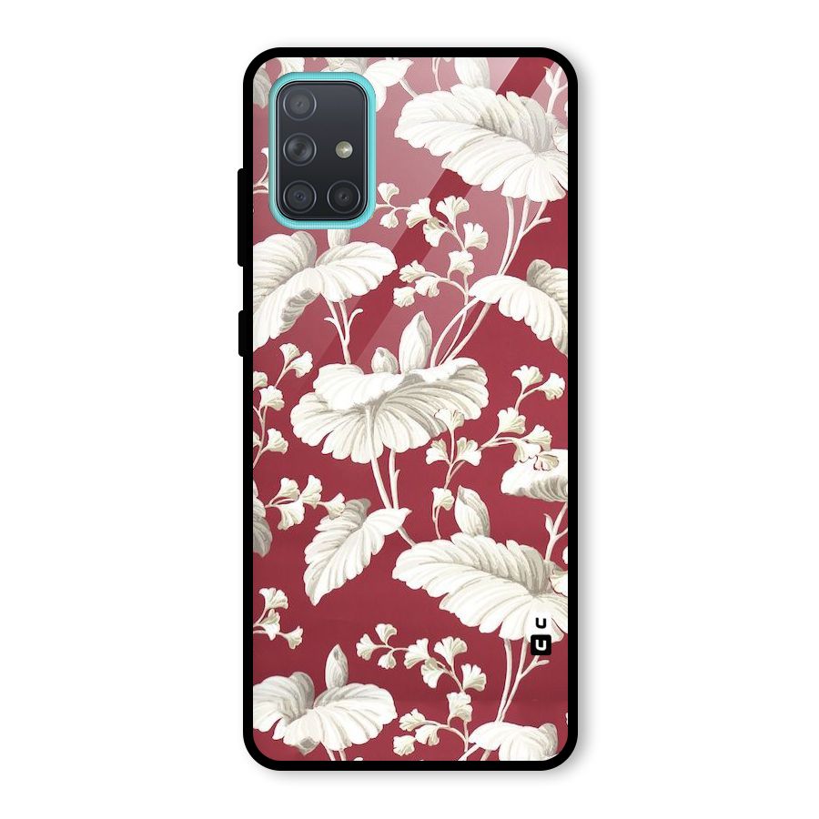 Beautiful Petals Glass Back Case for Galaxy A71