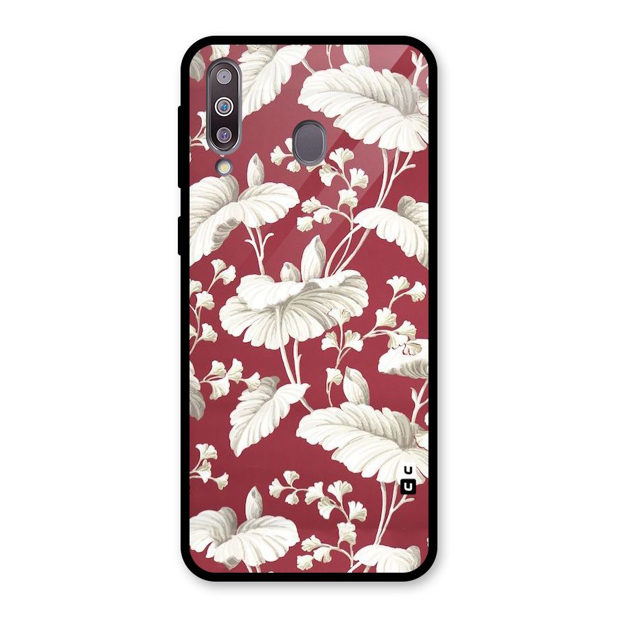 Beautiful Petals Glass Back Case for Galaxy M30