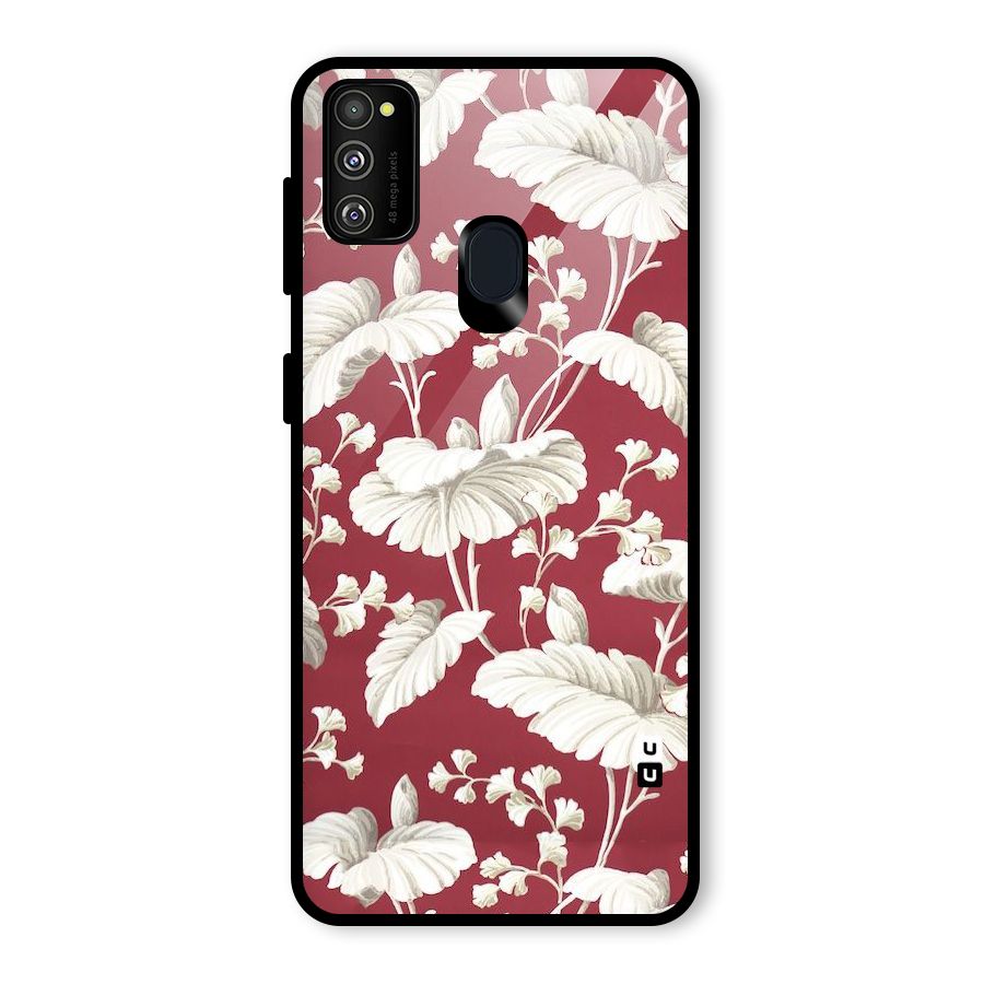 Beautiful Petals Glass Back Case for Galaxy M30s