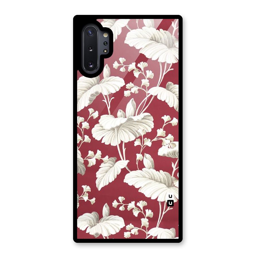 Beautiful Petals Glass Back Case for Galaxy Note 10 Plus