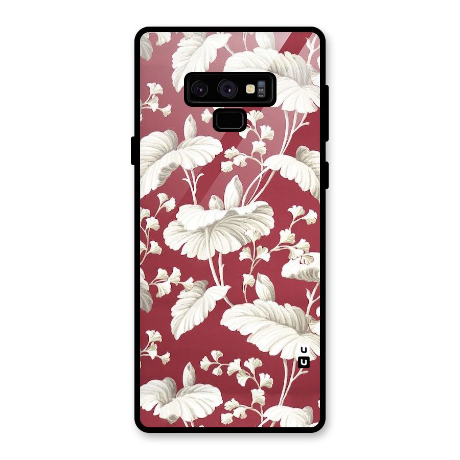 Beautiful Petals Glass Back Case for Galaxy Note 9