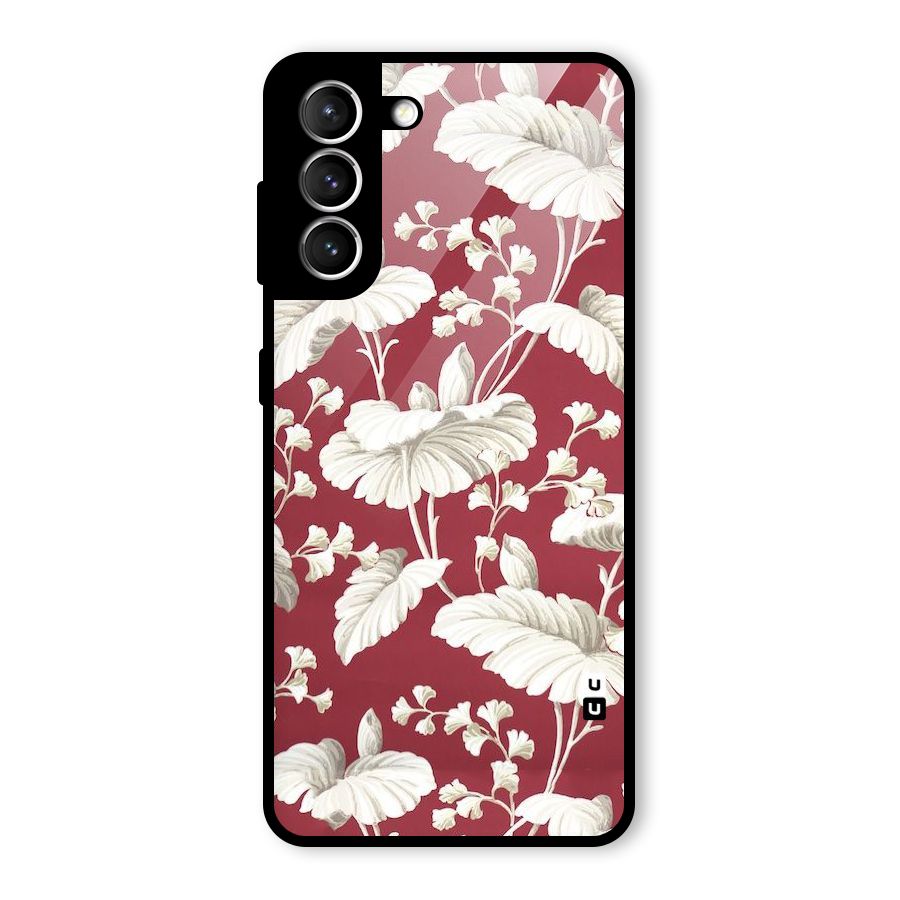 Beautiful Petals Glass Back Case for Galaxy S21 5G
