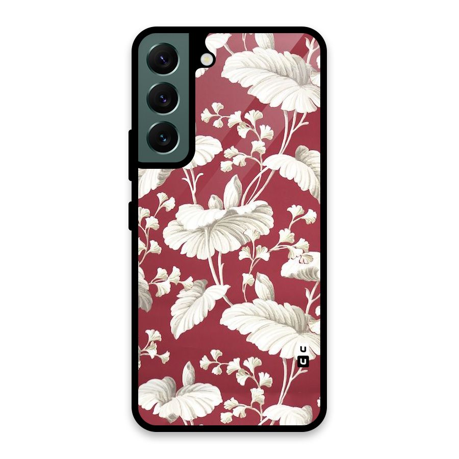 Beautiful Petals Glass Back Case for Galaxy S22 5G