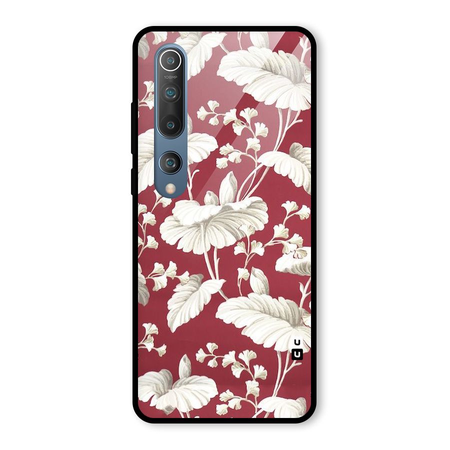 Beautiful Petals Glass Back Case for Mi 10