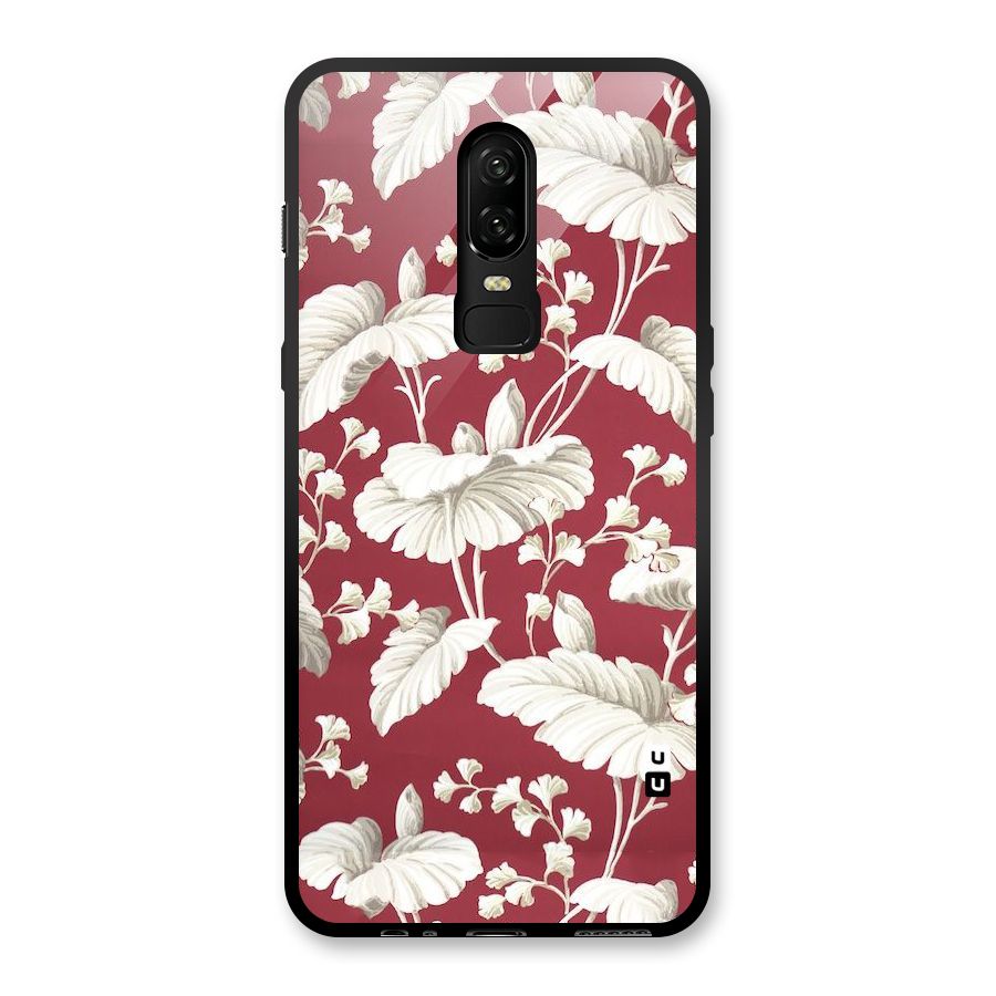 Beautiful Petals Glass Back Case for OnePlus 6