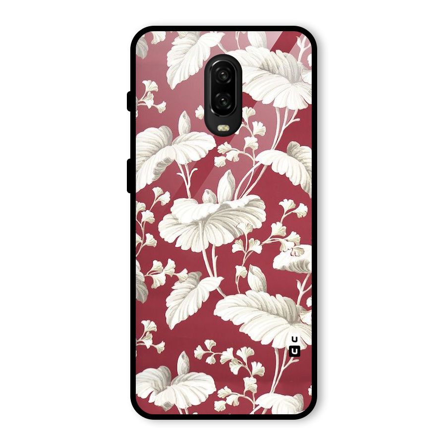 Beautiful Petals Glass Back Case for OnePlus 6T