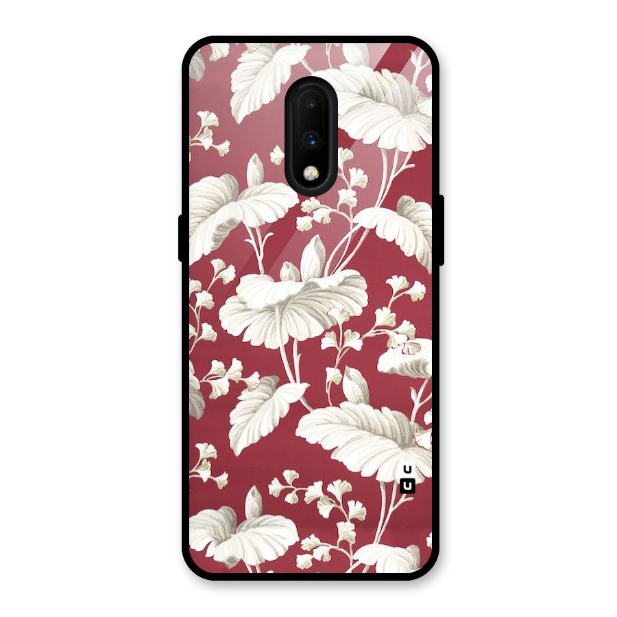 Beautiful Petals Glass Back Case for OnePlus 7