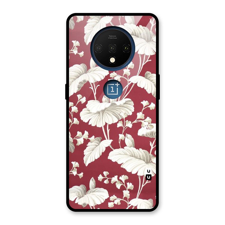 Beautiful Petals Glass Back Case for OnePlus 7T