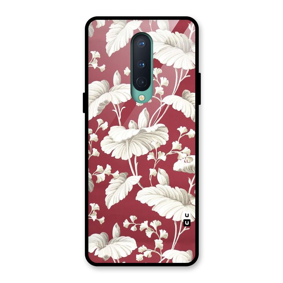 Beautiful Petals Glass Back Case for OnePlus 8