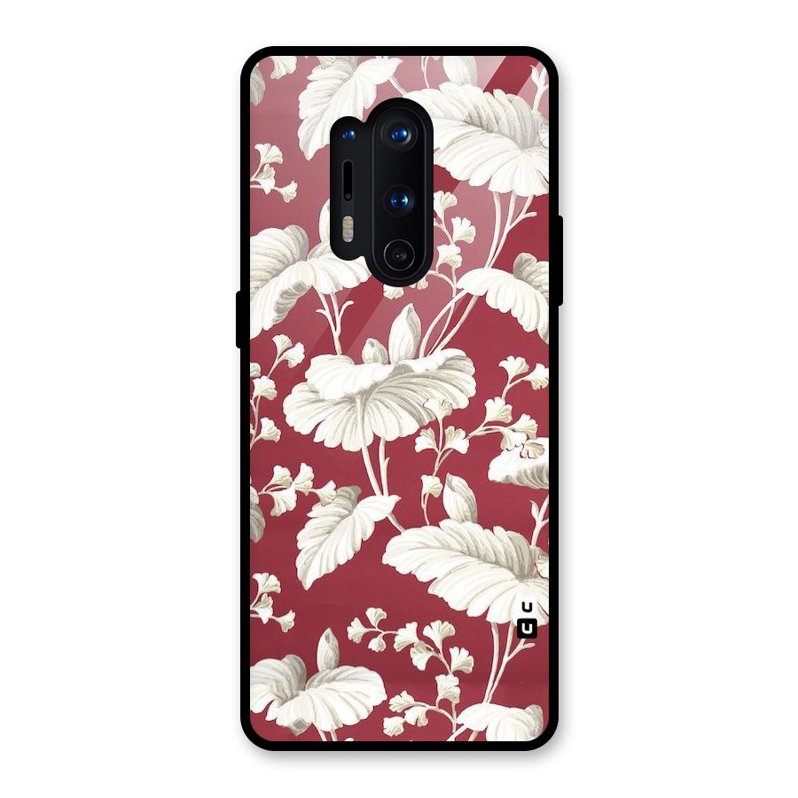Beautiful Petals Glass Back Case for OnePlus 8 Pro