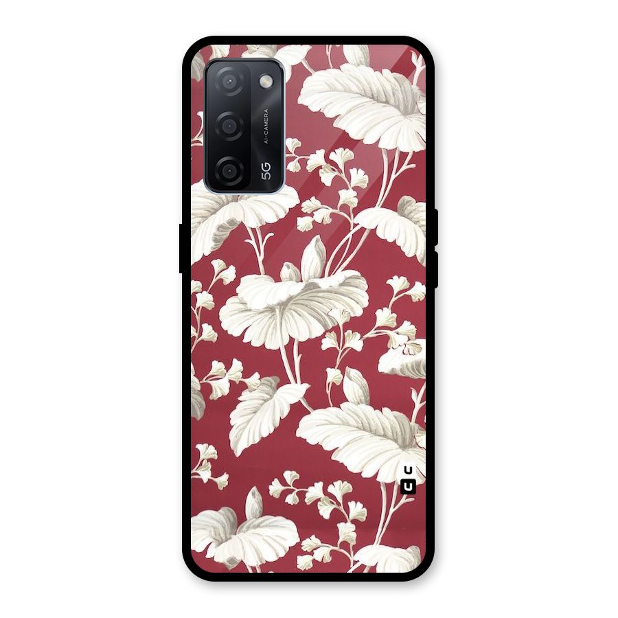 Beautiful Petals Glass Back Case for Oppo A53s 5G