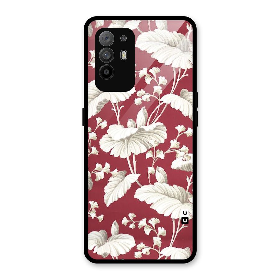 Beautiful Petals Glass Back Case for Oppo F19 Pro Plus 5G