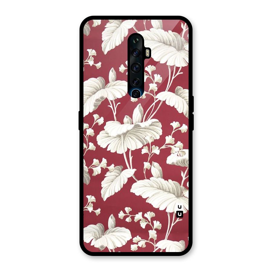 Beautiful Petals Glass Back Case for Oppo Reno2 F