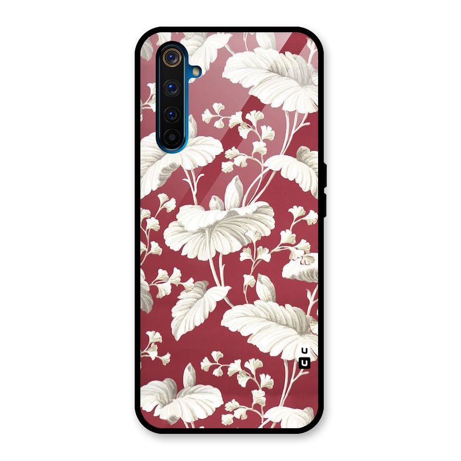 Beautiful Petals Glass Back Case for Realme 6 Pro