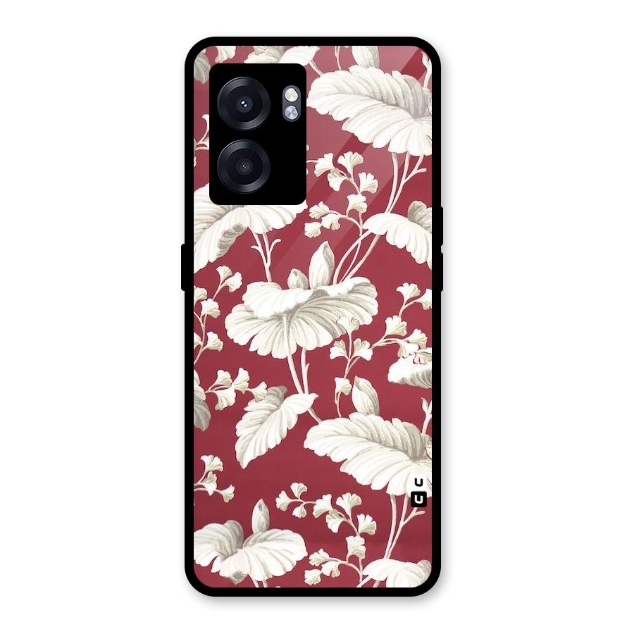 Beautiful Petals Glass Back Case for Realme Narzo 50 5G