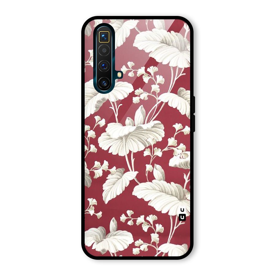Beautiful Petals Glass Back Case for Realme X3