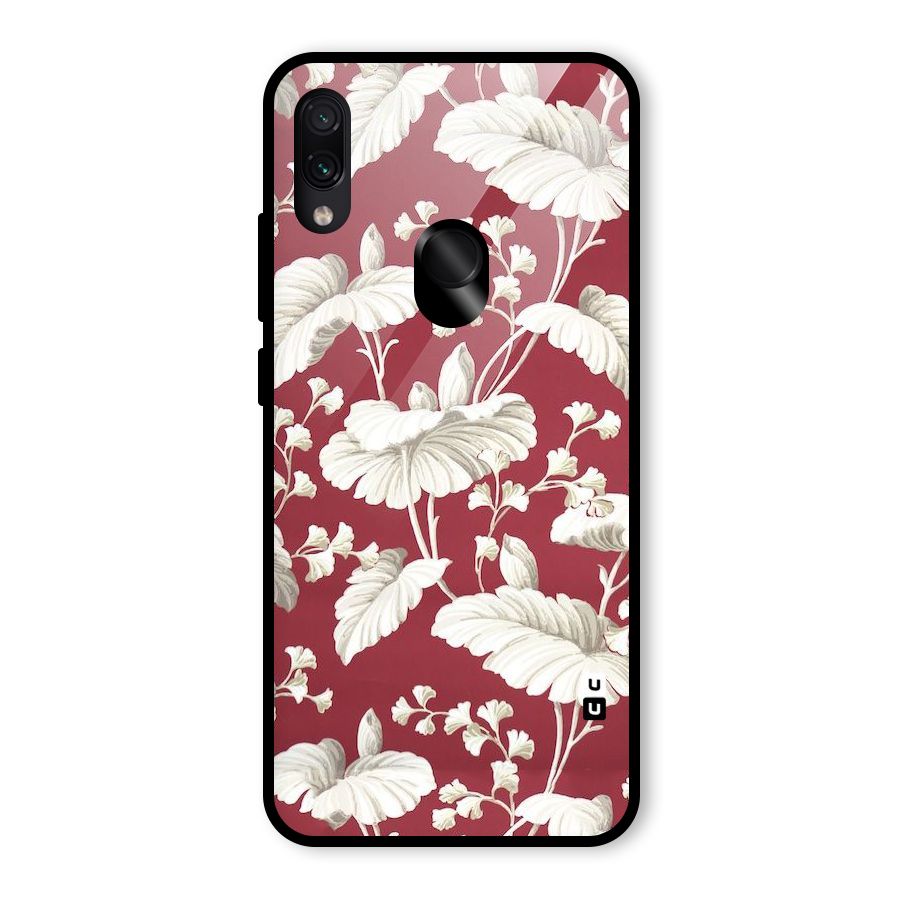 Beautiful Petals Glass Back Case for Redmi Note 7S
