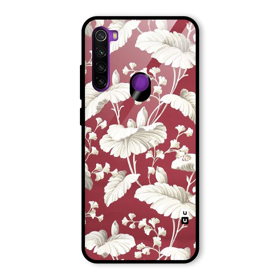 Beautiful Petals Glass Back Case for Redmi Note 8