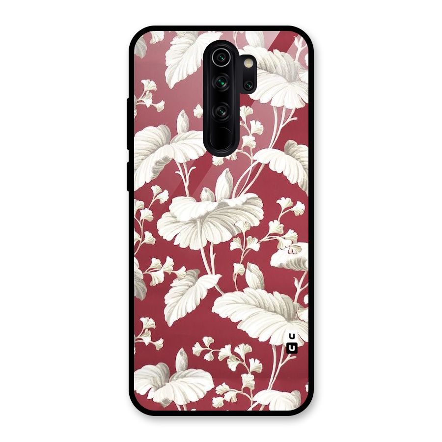 Beautiful Petals Glass Back Case for Redmi Note 8 Pro