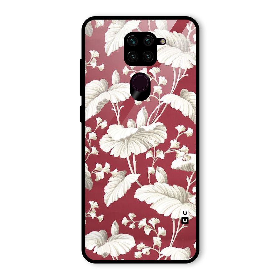 Beautiful Petals Glass Back Case for Redmi Note 9
