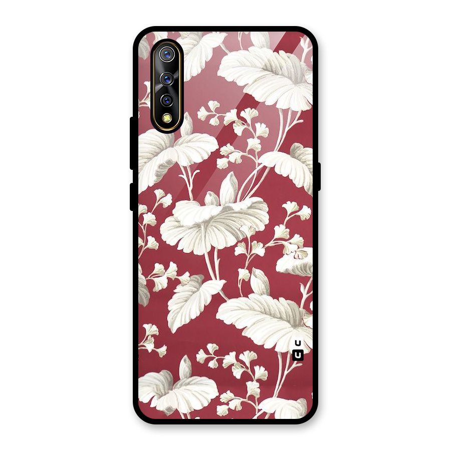 Beautiful Petals Glass Back Case for Vivo S1