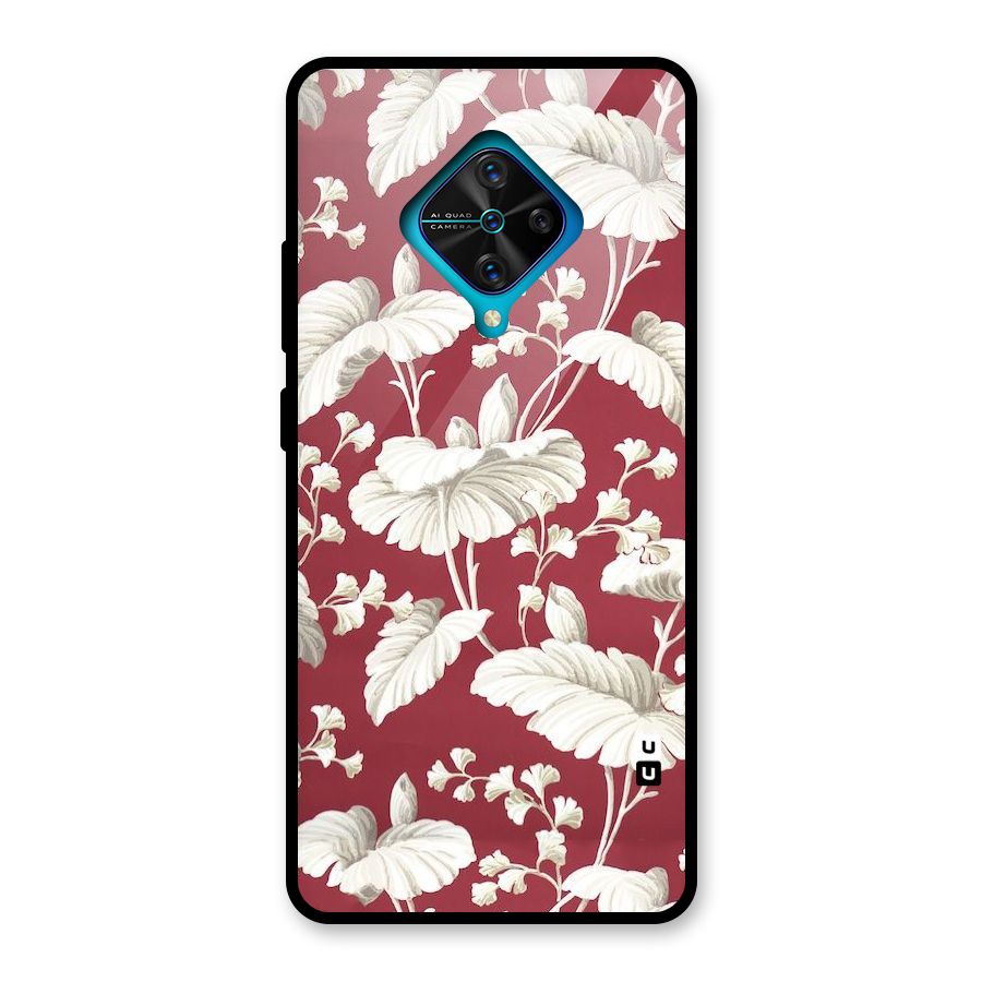 Beautiful Petals Glass Back Case for Vivo S1 Pro