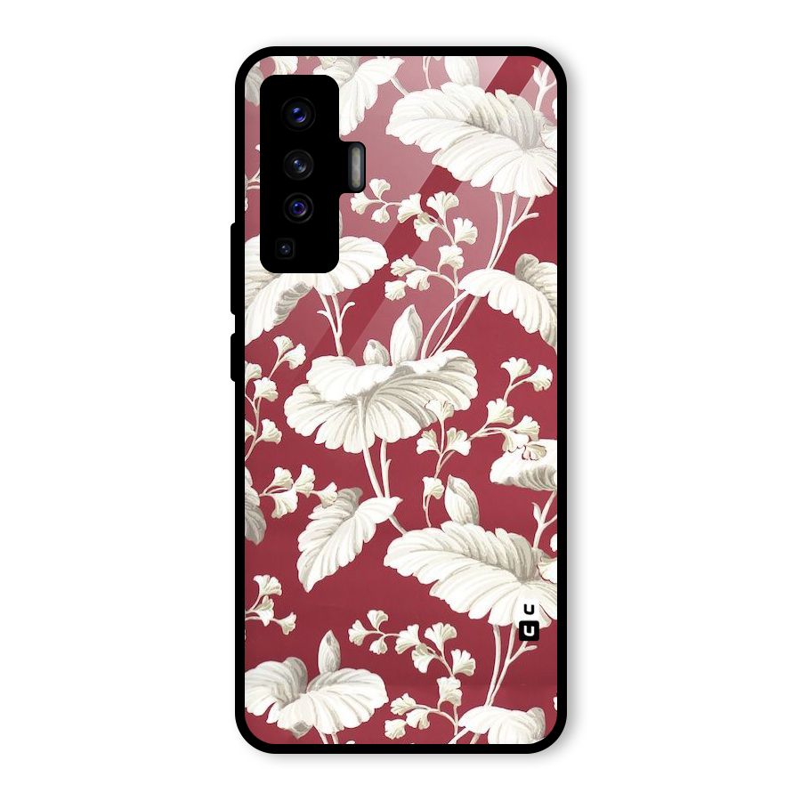 Beautiful Petals Glass Back Case for Vivo X50