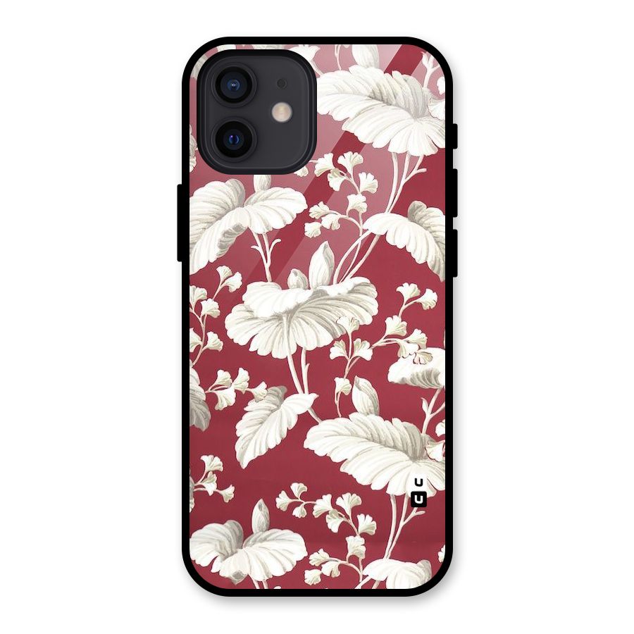 Beautiful Petals Glass Back Case for iPhone 12