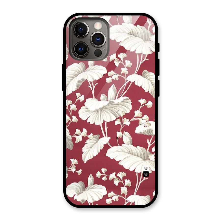 Beautiful Petals Glass Back Case for iPhone 12 Pro