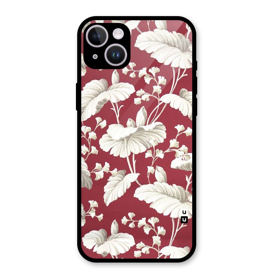 Beautiful Petals Glass Back Case for iPhone 14 Plus