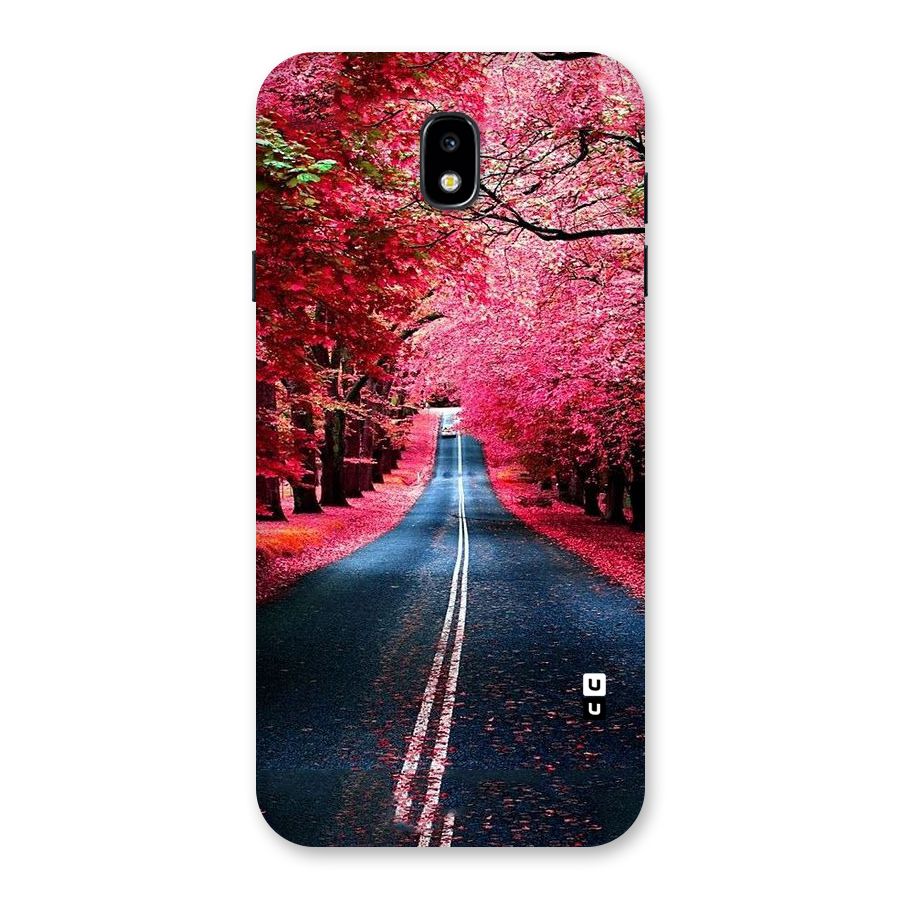 Beautiful Red Trees Back Case for Galaxy J7 Pro