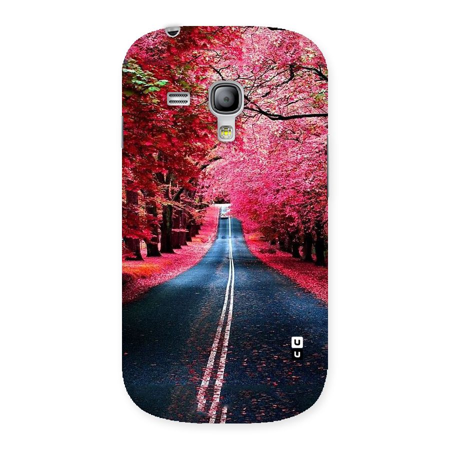 Beautiful Red Trees Back Case for Galaxy S3 Mini