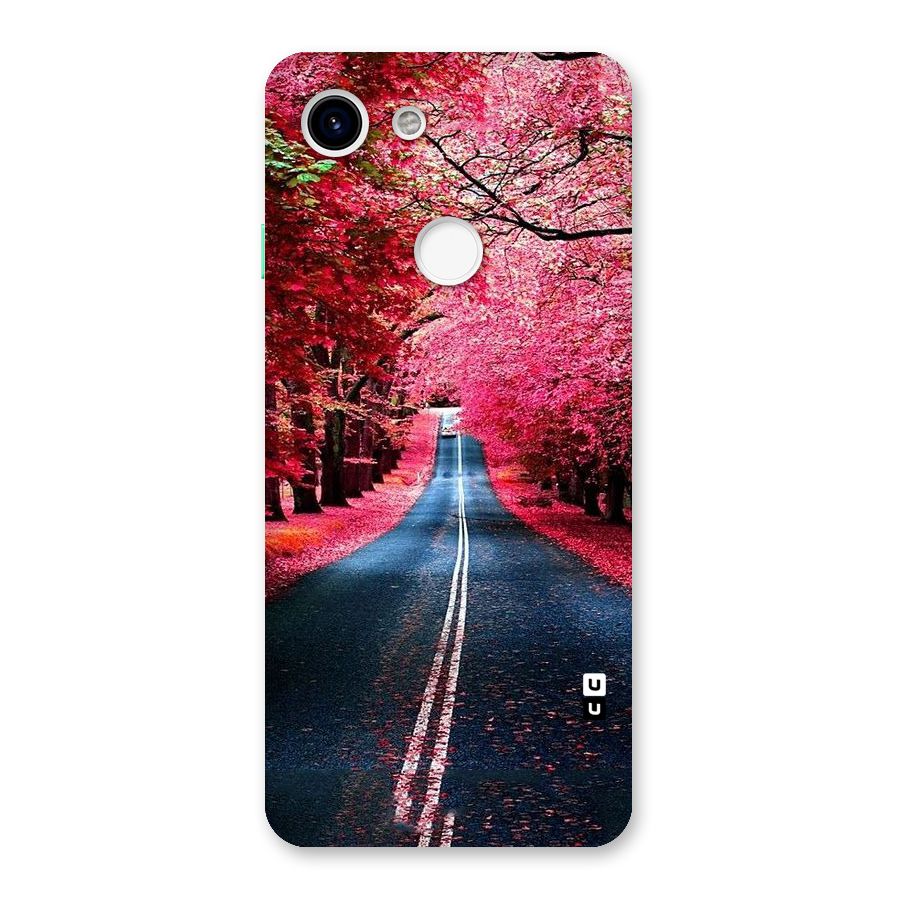Beautiful Red Trees Back Case for Google Pixel 3