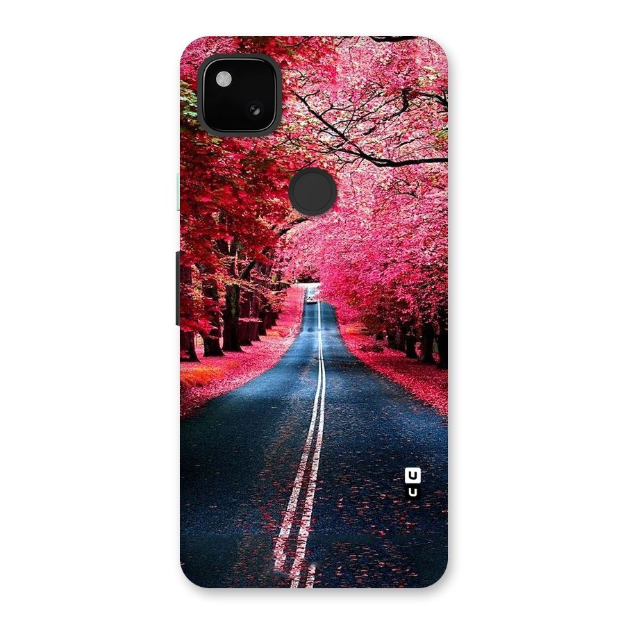 Beautiful Red Trees Back Case for Google Pixel 4a