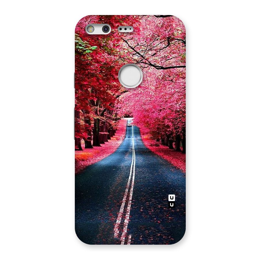 Beautiful Red Trees Back Case for Google Pixel XL