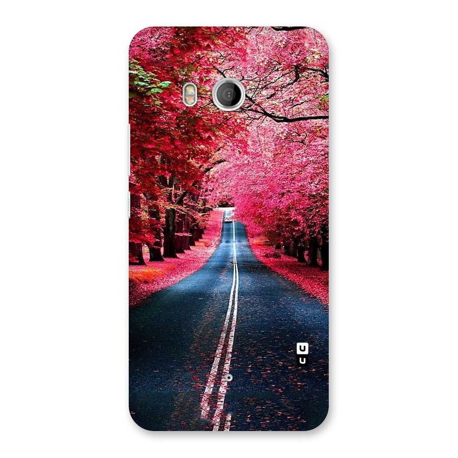 Beautiful Red Trees Back Case for HTC U11