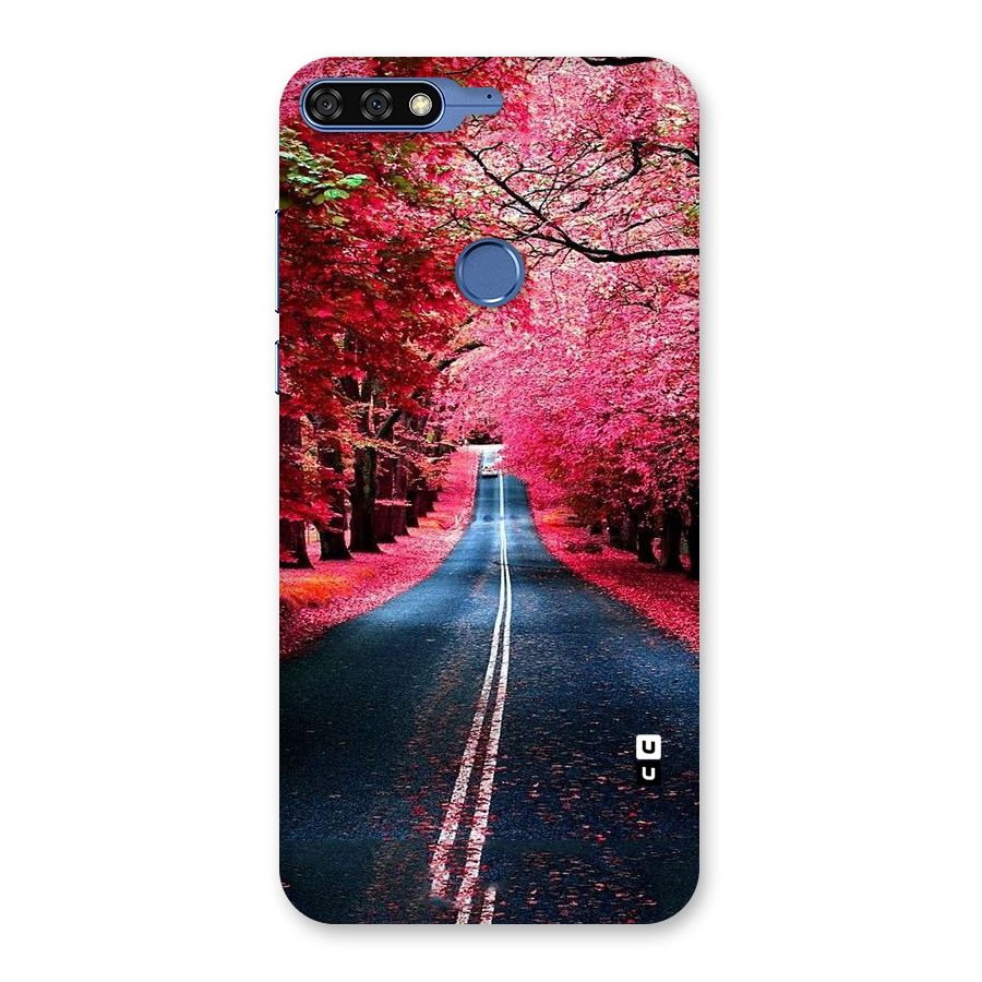 Beautiful Red Trees Back Case for Honor 7C