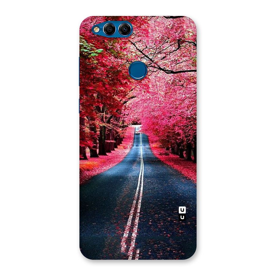 Beautiful Red Trees Back Case for Honor 7X