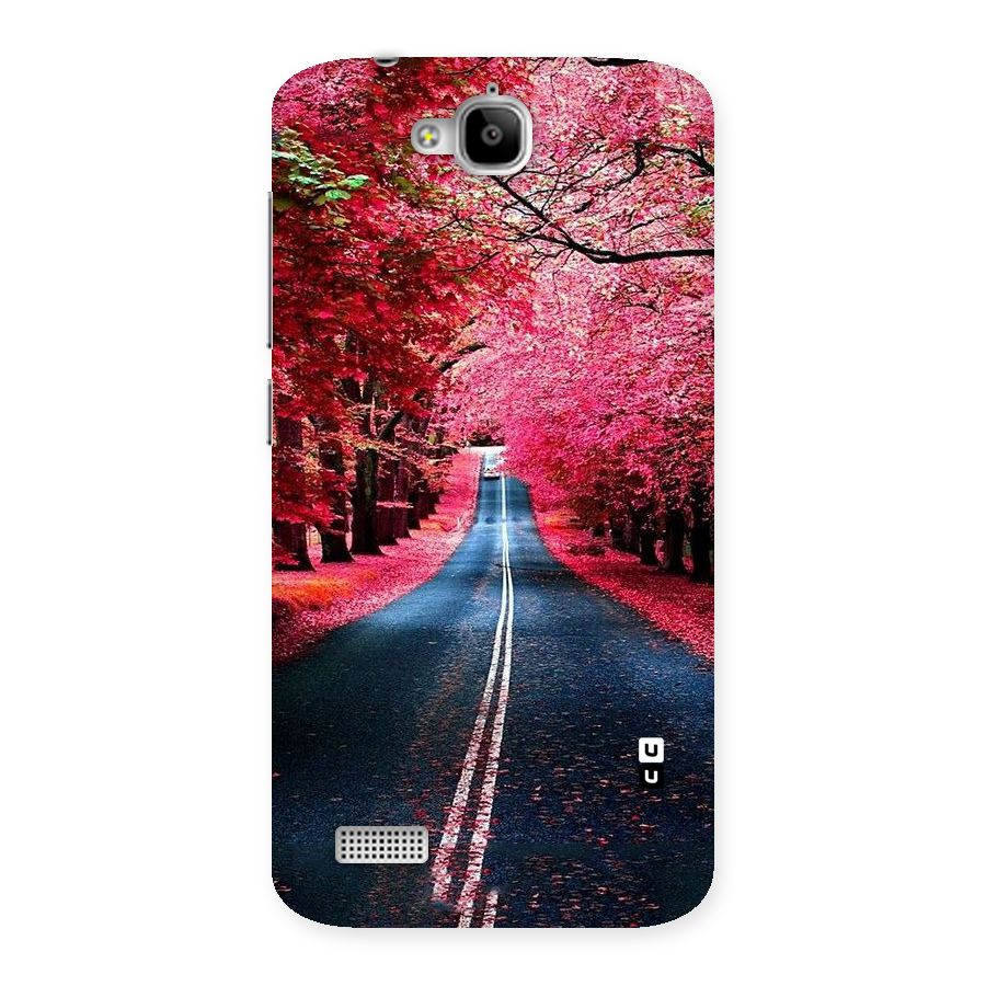Beautiful Red Trees Back Case for Honor Holly