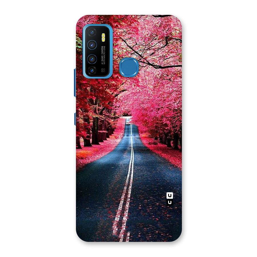 Beautiful Red Trees Back Case for Infinix Hot 9