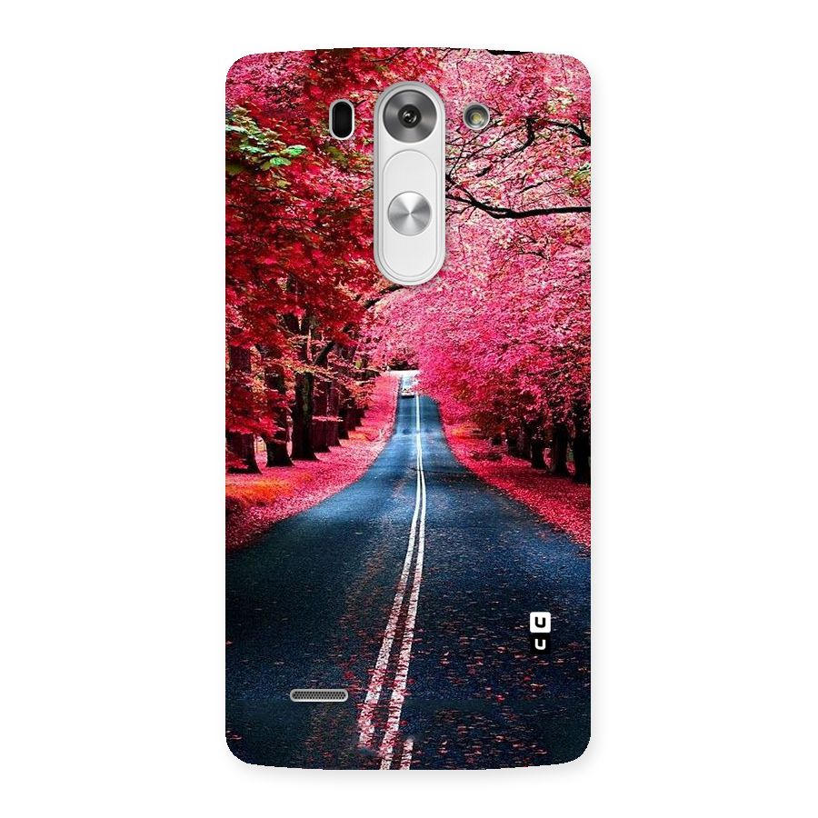Beautiful Red Trees Back Case for LG G3 Mini