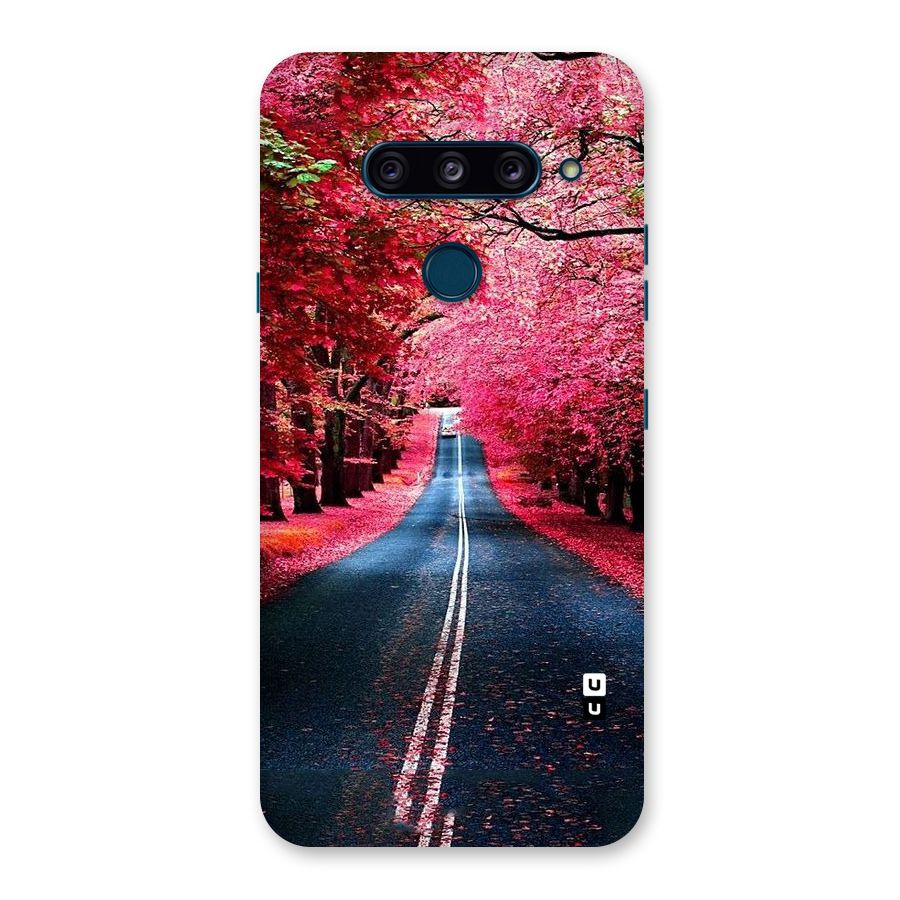 Beautiful Red Trees Back Case for LG  V40 ThinQ