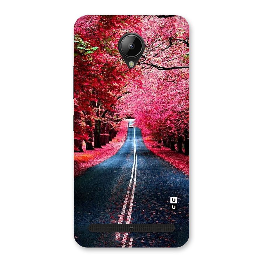 Beautiful Red Trees Back Case for Lenovo C2