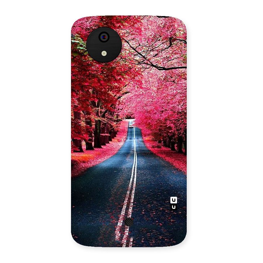 Beautiful Red Trees Back Case for Micromax Canvas A1