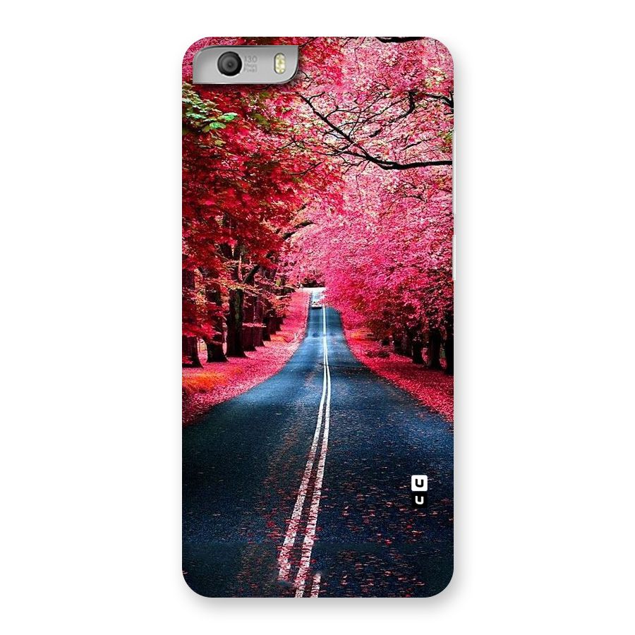 Beautiful Red Trees Back Case for Micromax Canvas Knight 2