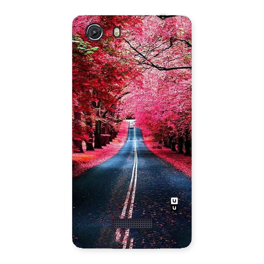 Beautiful Red Trees Back Case for Micromax Unite 3