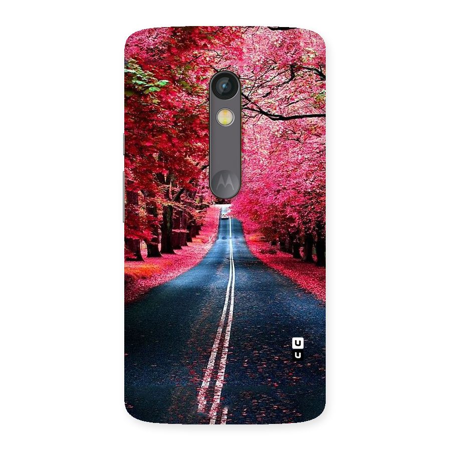 Beautiful Red Trees Back Case for Moto X Play