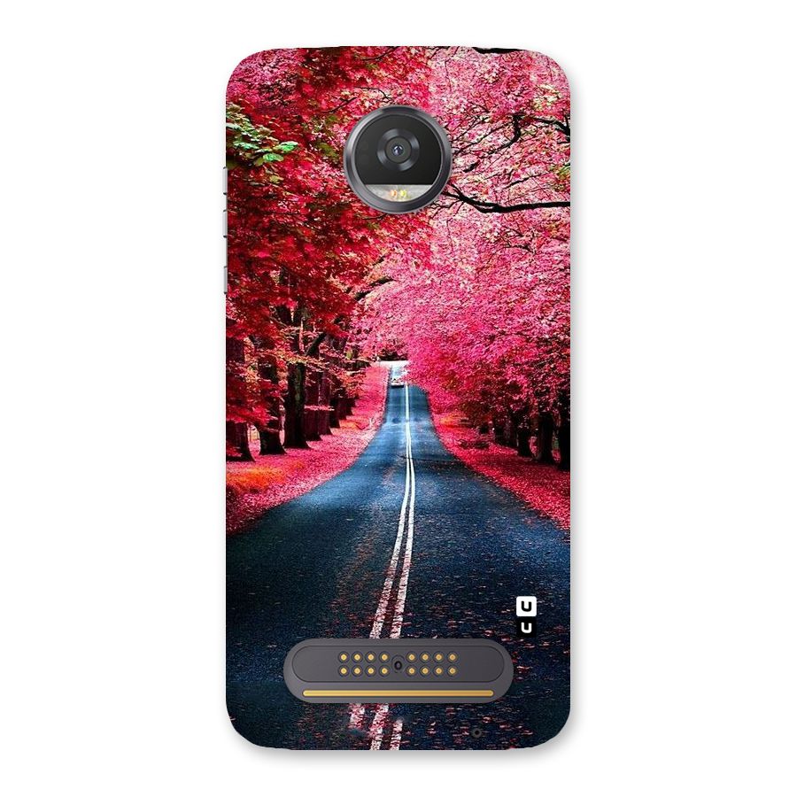 Beautiful Red Trees Back Case for Moto Z2 Play