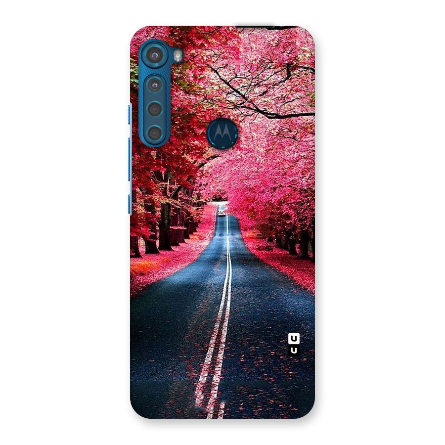 Beautiful Red Trees Back Case for Motorola One Fusion Plus