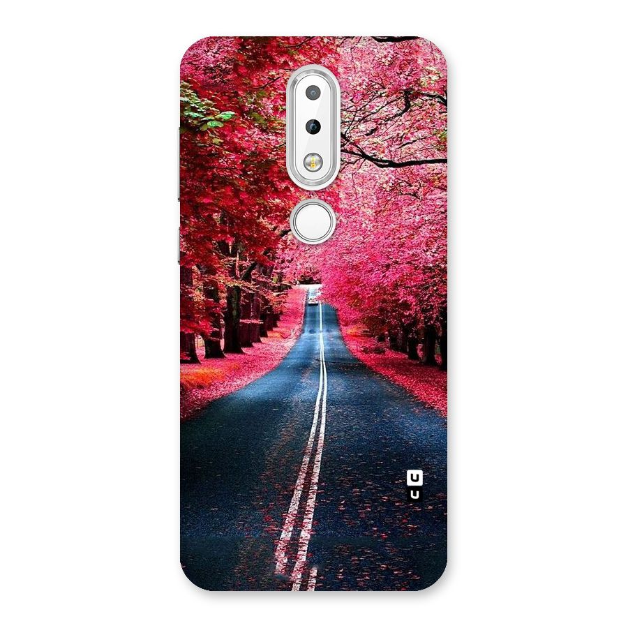 Beautiful Red Trees Back Case for Nokia 6.1 Plus